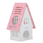 Small Animal Mini Wooden House with Staircase