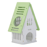 Small Animal Mini Wooden House with Staircase