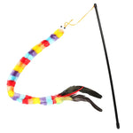 Cat Toy. FIshing Rod Stick Teaser Wand With Feathers