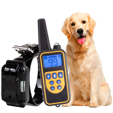 Rechargeable Training Collar for Dogs w/Remote for All Sizes includes Shock, Vibration, and  Sound