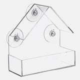 Birdhouse Suction Cup Feeder with Transparent Windows