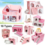 Mini Wooden Small Animal House Toys