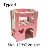 Mini Wooden Small Animal House Toys