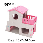 Mini Wooden Small Animal House Toys