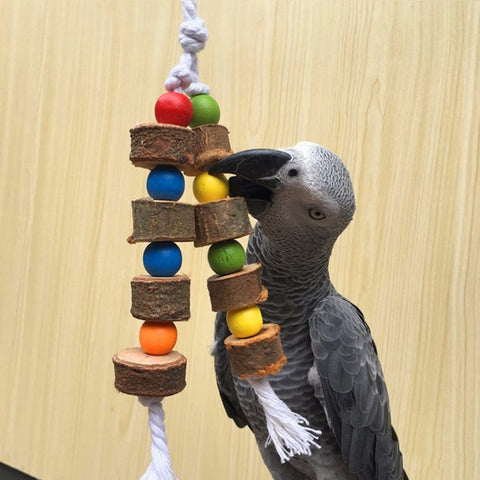 Natural Wooden Bird Chew Toy