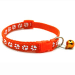 Nylon Footprint Bell Pet Collar