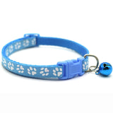 Nylon Footprint Bell Pet Collar