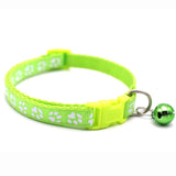 Nylon Footprint Bell Pet Collar