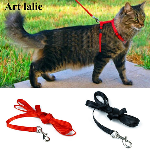 Nylon Adjustable Cat Harness And Leash