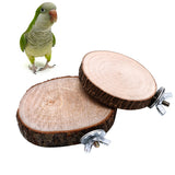 Hanging Wooded Bird Chew Toy