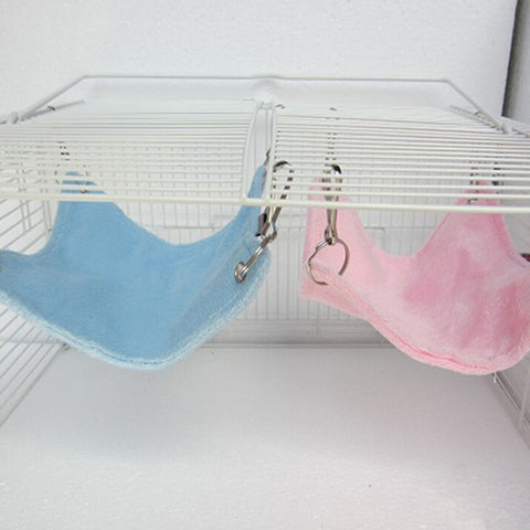 Warm Plush Hanging Hammock Small Animal Cage Accessory