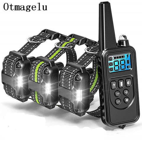 Remote Control Dog Training Collar with LED Display (Shock, Vibration and Sound)